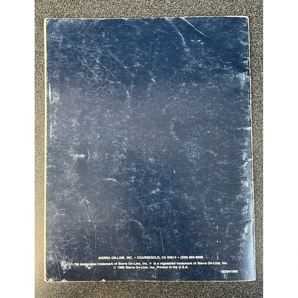 Space Quest III by Sierra Online The Manual Only 1989